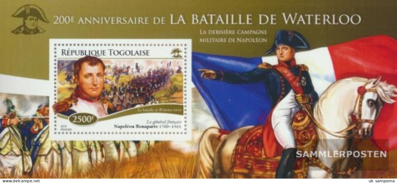 Togo Miniature Sheet 1131 (complete. Issue) Unmounted Mint / Never Hinged 2015 Battle Of Waterloo - Togo (1960-...)