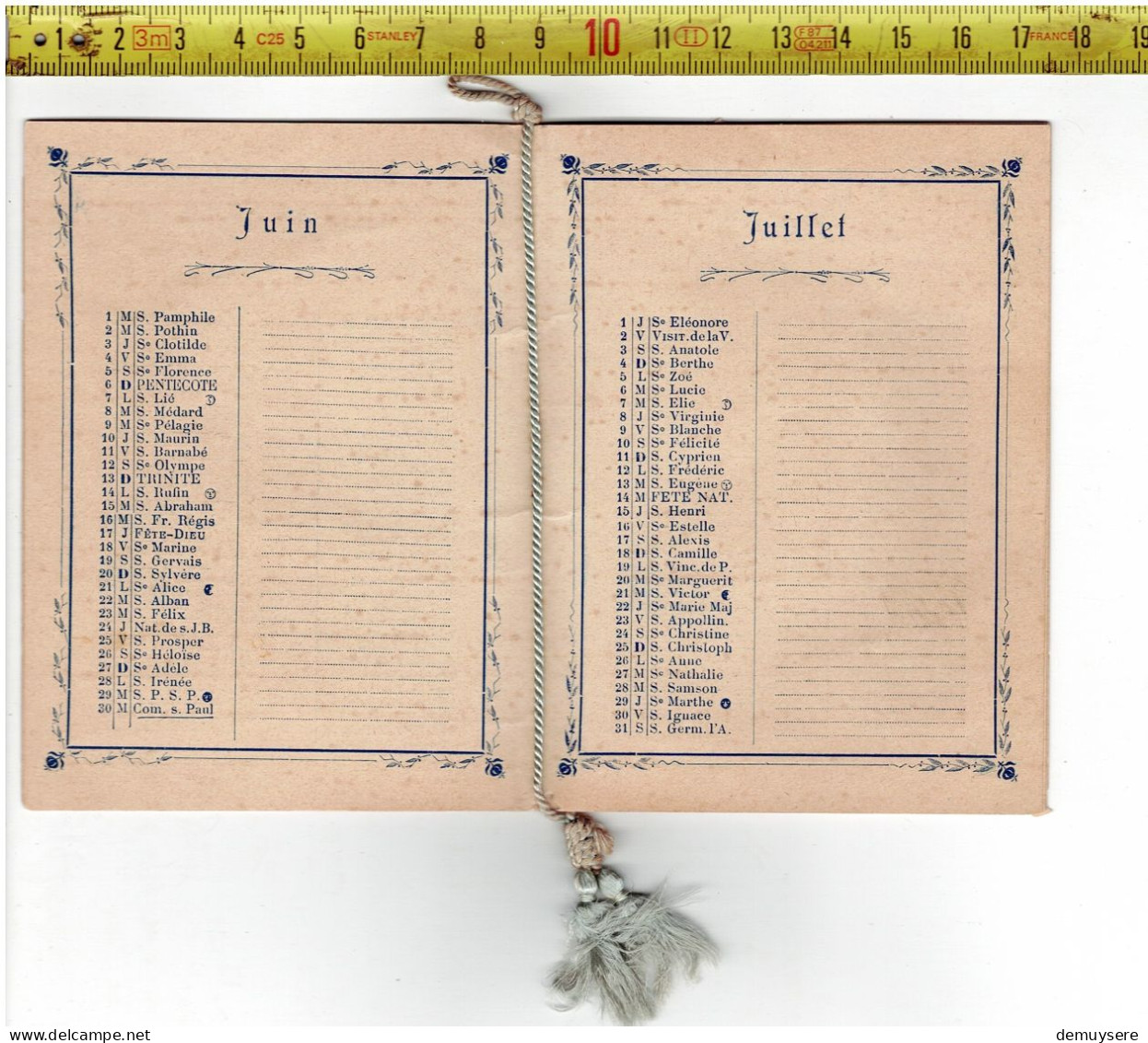 KL 5260 - KALENDER - 1897 - CALENDRIER - Small : ...-1900