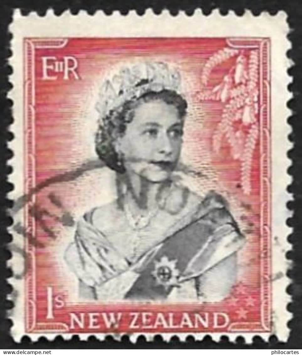 Nouvelle Zelande  1954 -  YT   336  -  Elisabeth  -  Oblitéré - Gebruikt