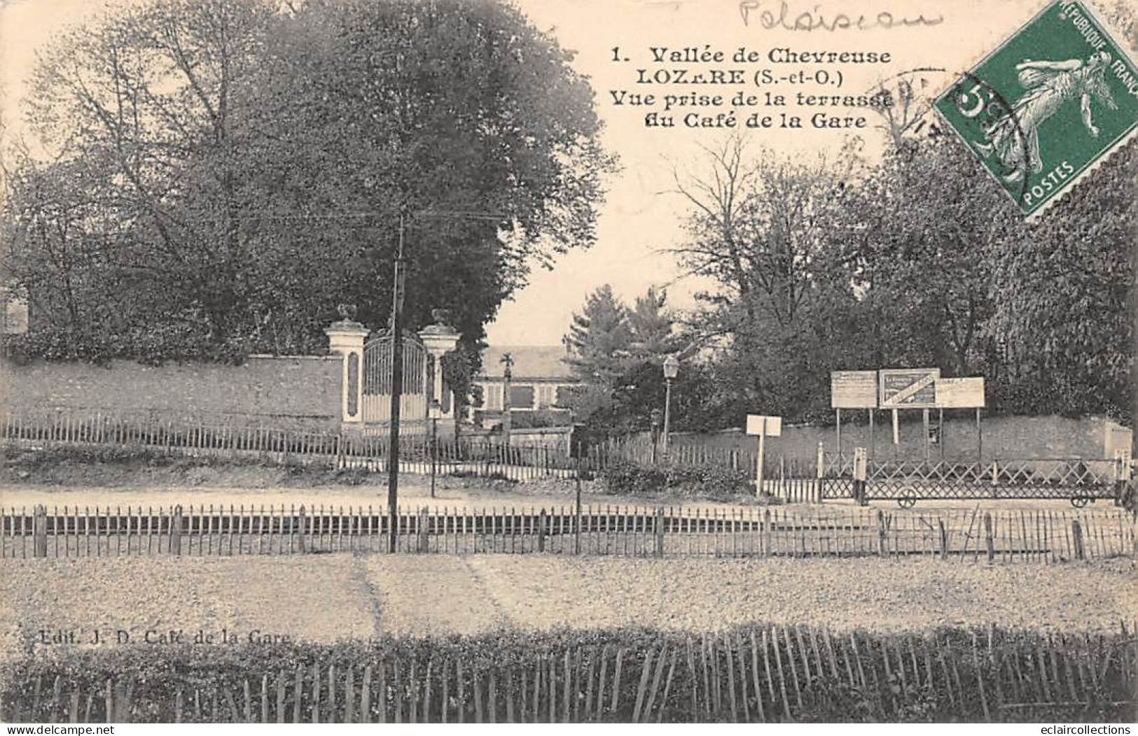 Palaiseau           91         Lozère.    Vue Prise De La Terrasse Du Café De La Gare  .     N°1         (voir Scan) - Palaiseau