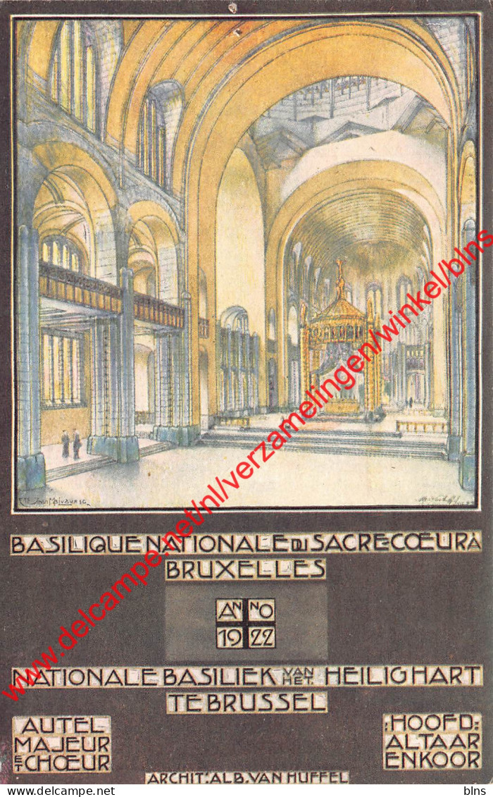 Basilique Nationale Du Sacré-Cœur Anno 1922 - Koekelberg - Koekelberg