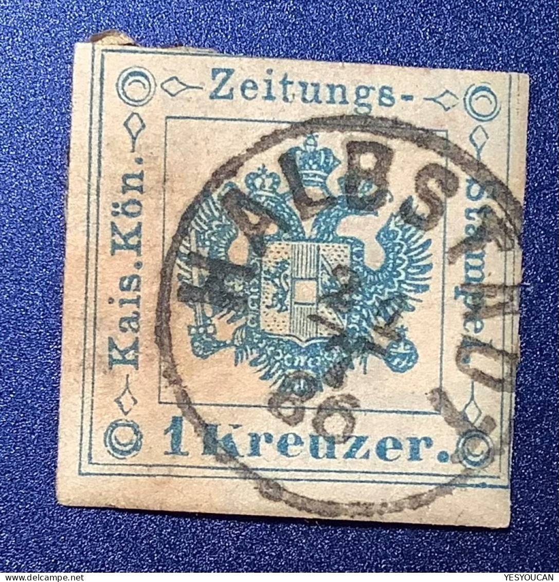 HALBSTADT 1886 (Meziměstí Tschechien, Böhmen) Österreich Zeitungsstempelmarke 1877   (Austria  Autriche Czech Republic - Used Stamps