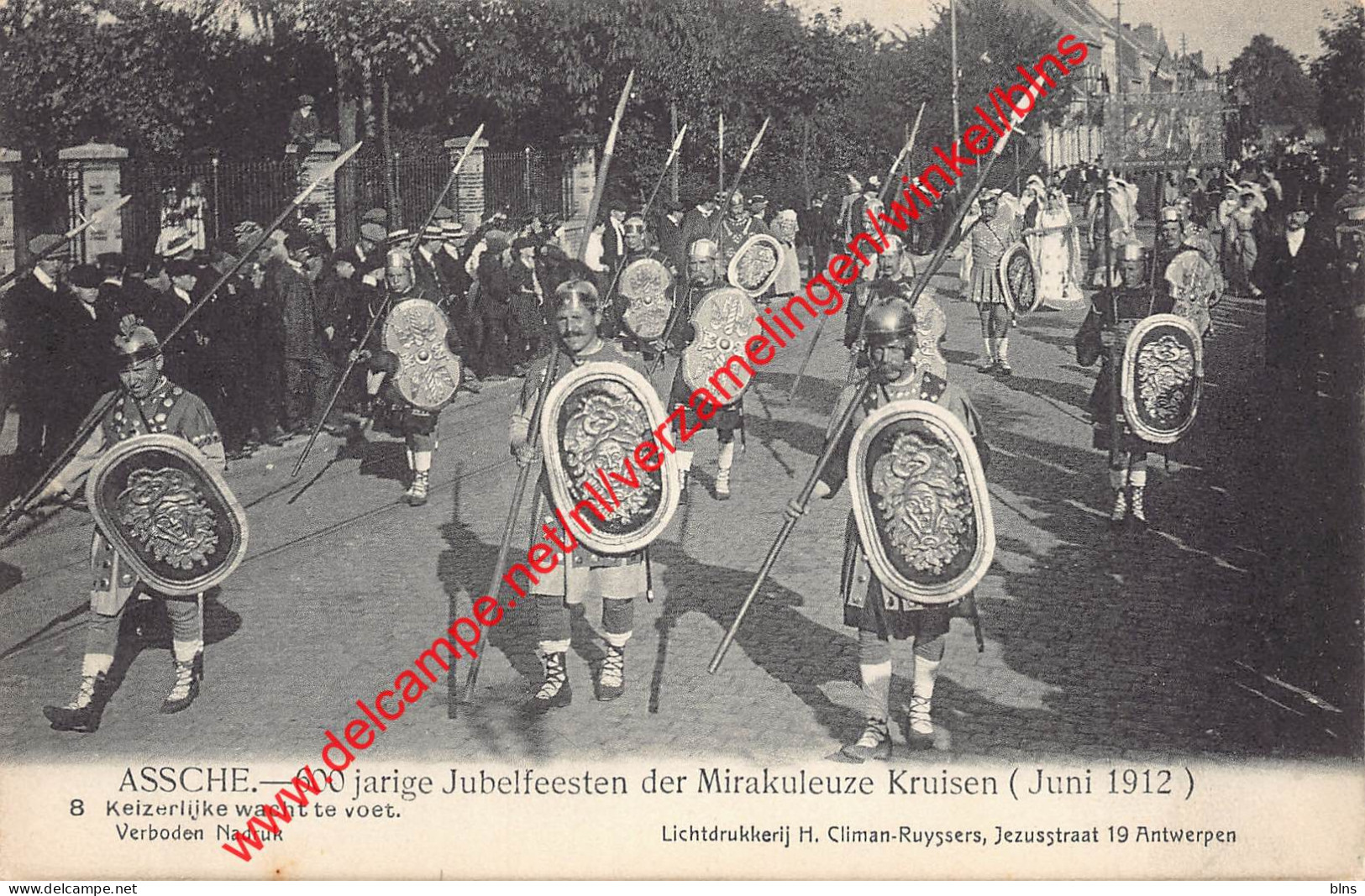 Assche - 600 Jarige Jubelfeesten Der Mirakuleuze Kruisen - Juni 1912 - Asse - Asse