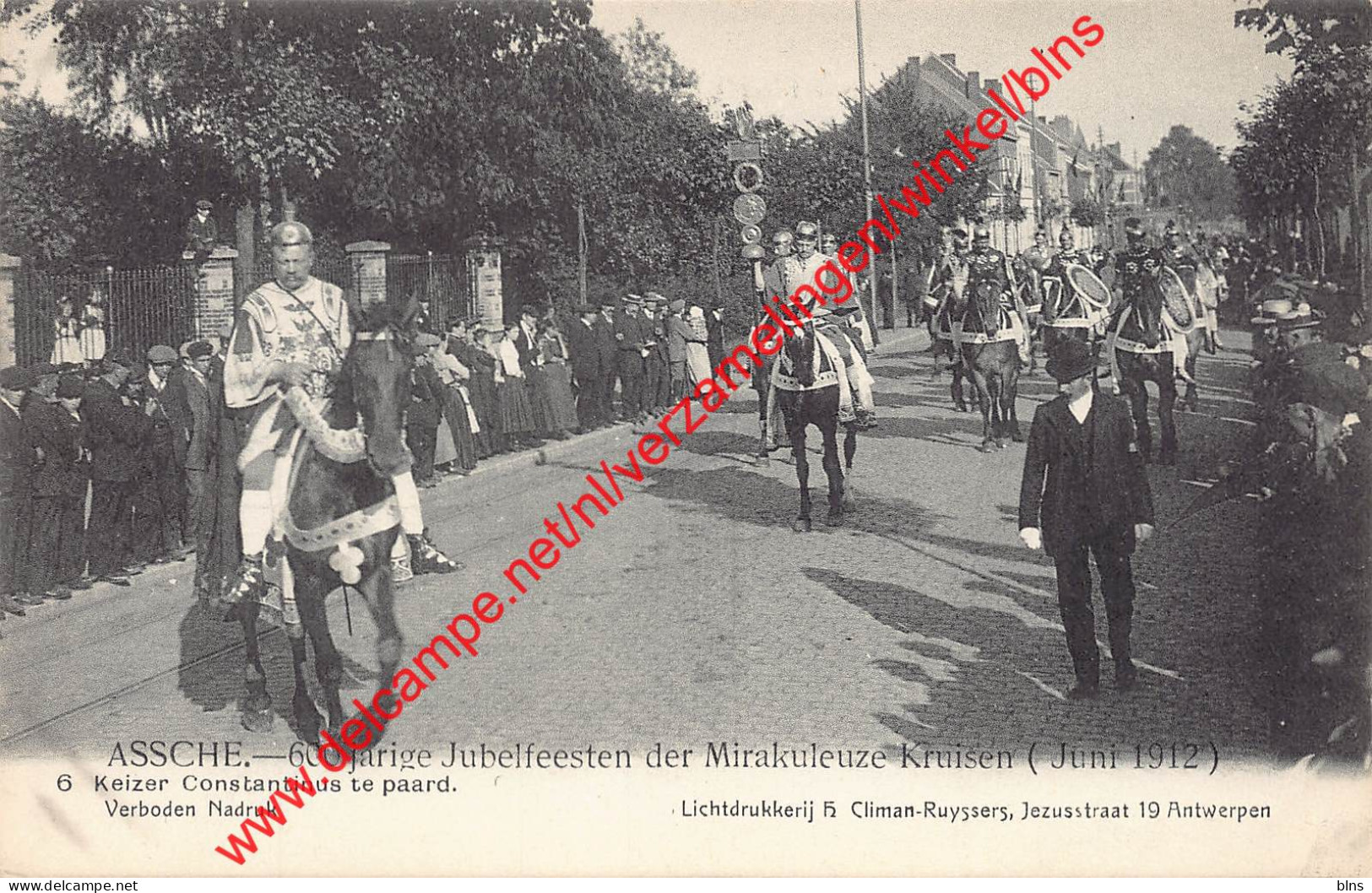 Assche - 600 Jarige Jubelfeesten Der Mirakuleuze Kruisen - Juni 1912 - Asse - Asse