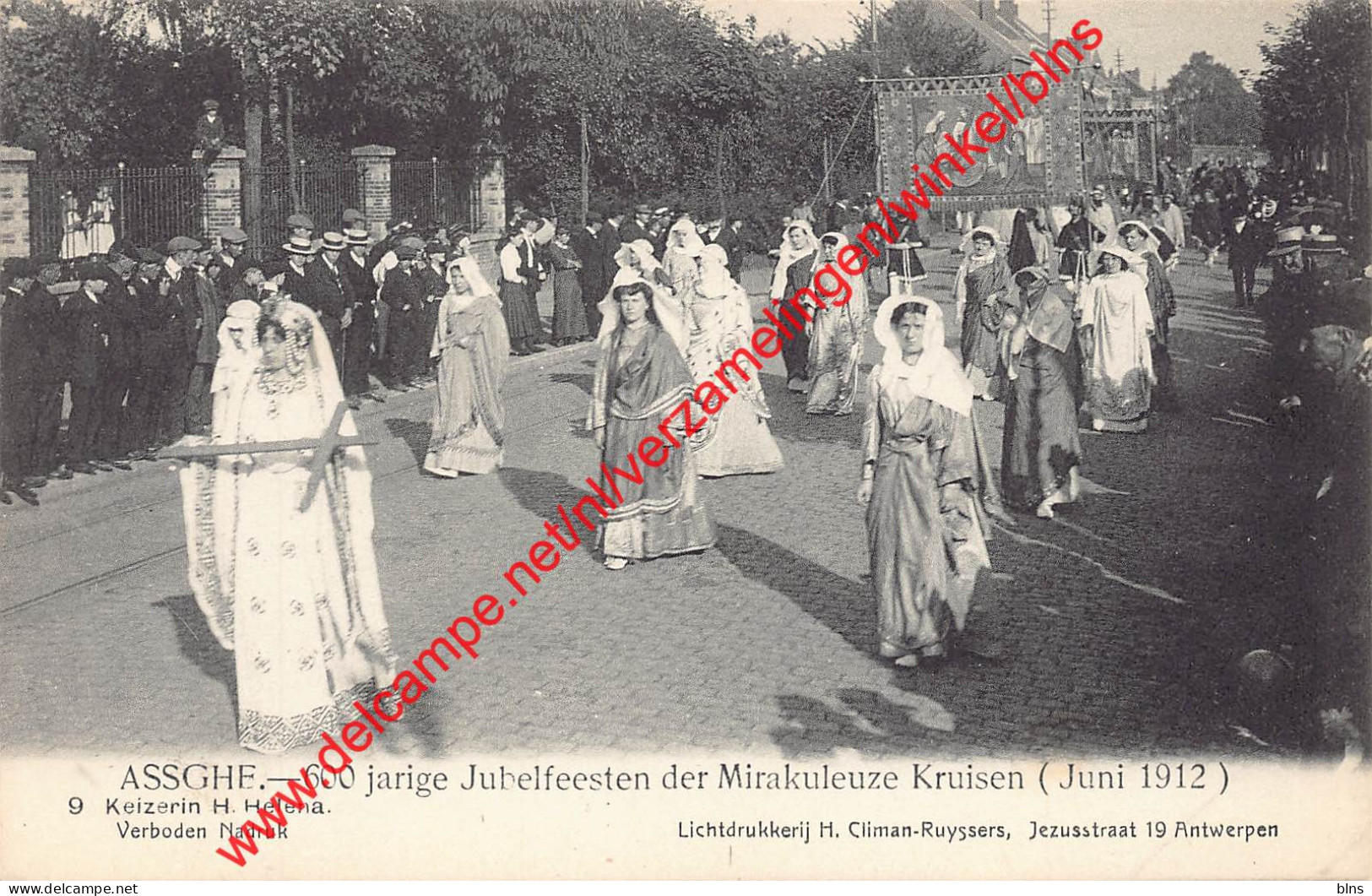 Assche - 600 Jarige Jubelfeesten Der Mirakuleuze Kruisen - Juni 1912 - Asse - Asse