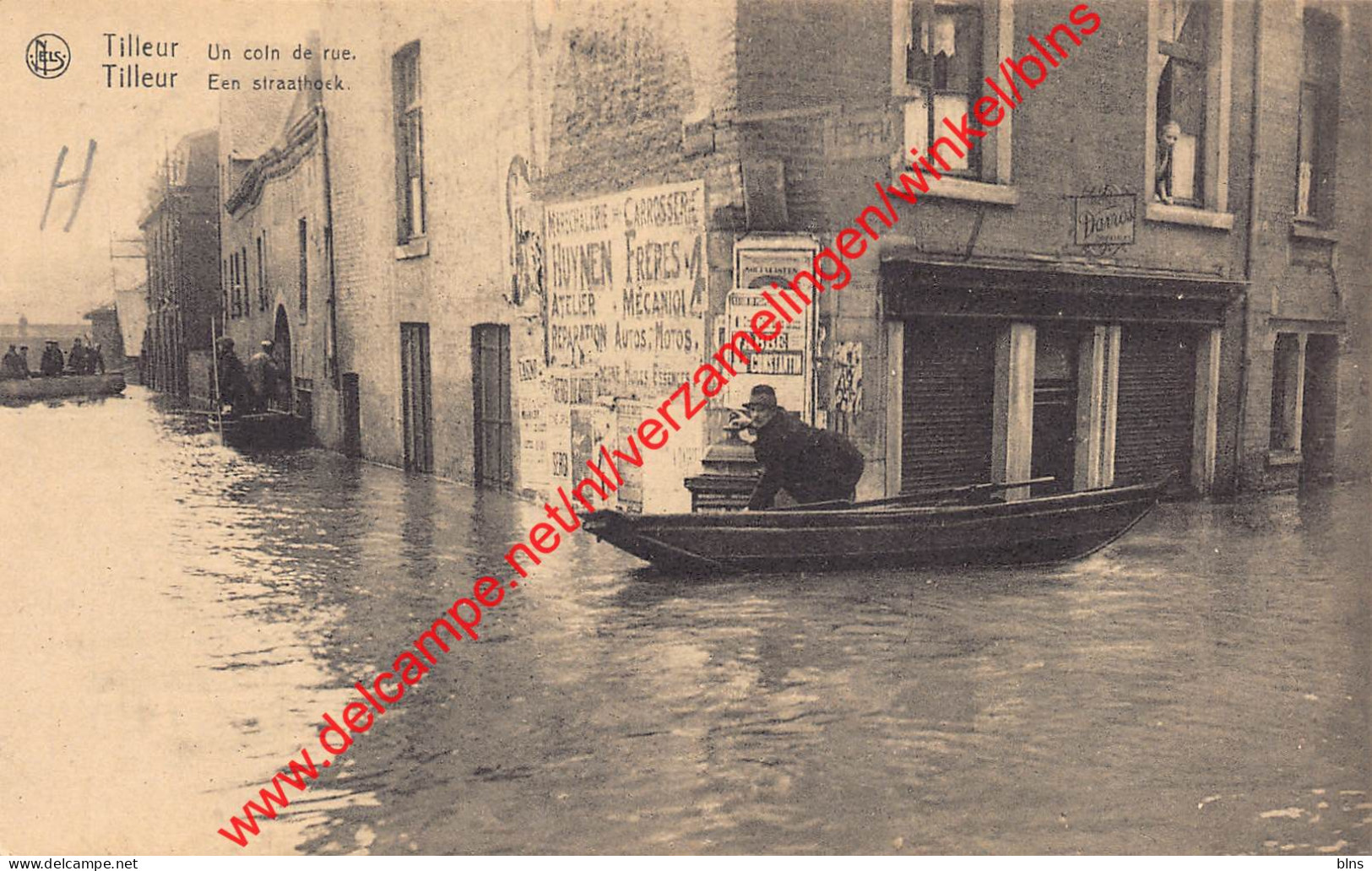 Tilleur - Un Coin De Rue - Pour Les Victimes Des Inondations 1925-1926 - Saint-Nicolas - Saint-Nicolas