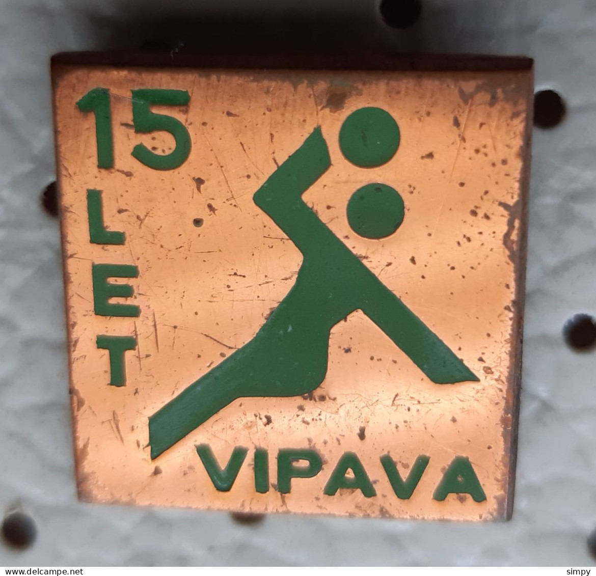 Handball Club RK VIPAVA 15 Years Slovenia Pin - Balonmano