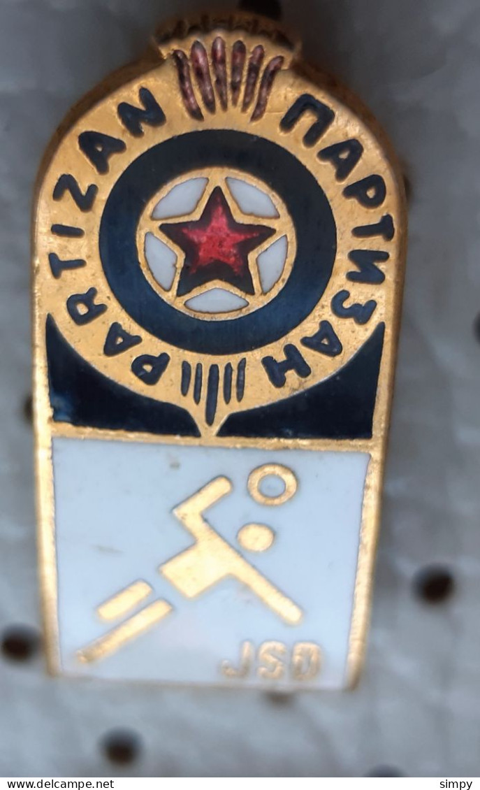 Handball Club RK Partizan Beograd Serbia Ex Yugoslavia Enamel Pin - Handball