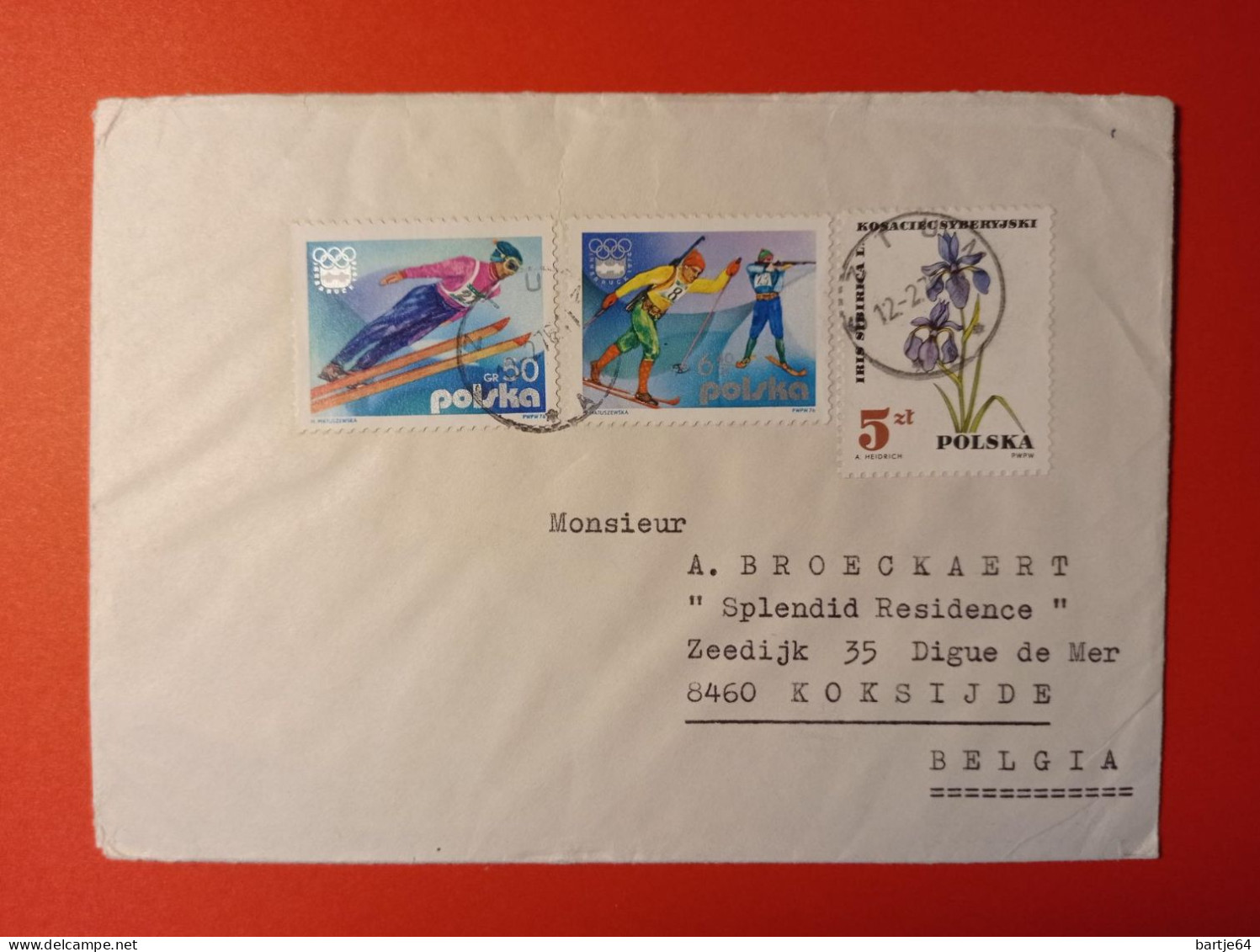 1976 Poland - Letter - Inverno1976: Innsbruck