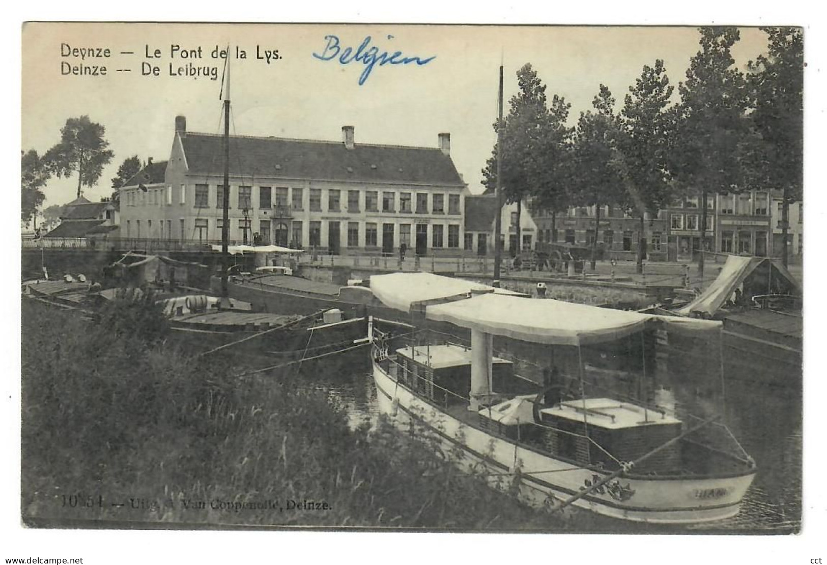 Deynze  Deinze   De Leibrug  Le Pont De La Lys - Deinze