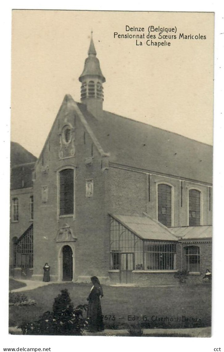 Deinze   Pensionnat Des Soeurs Maricoles La Chapelle - Deinze