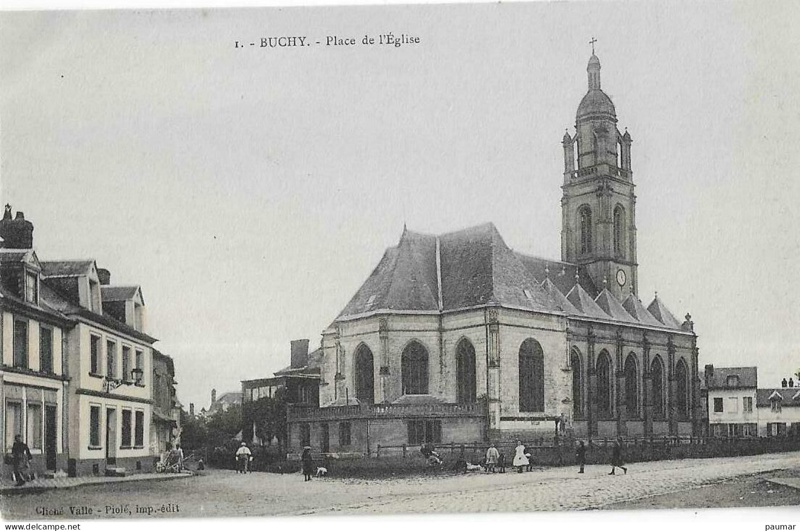Buchy   Place De  L'Eglise - Buchy