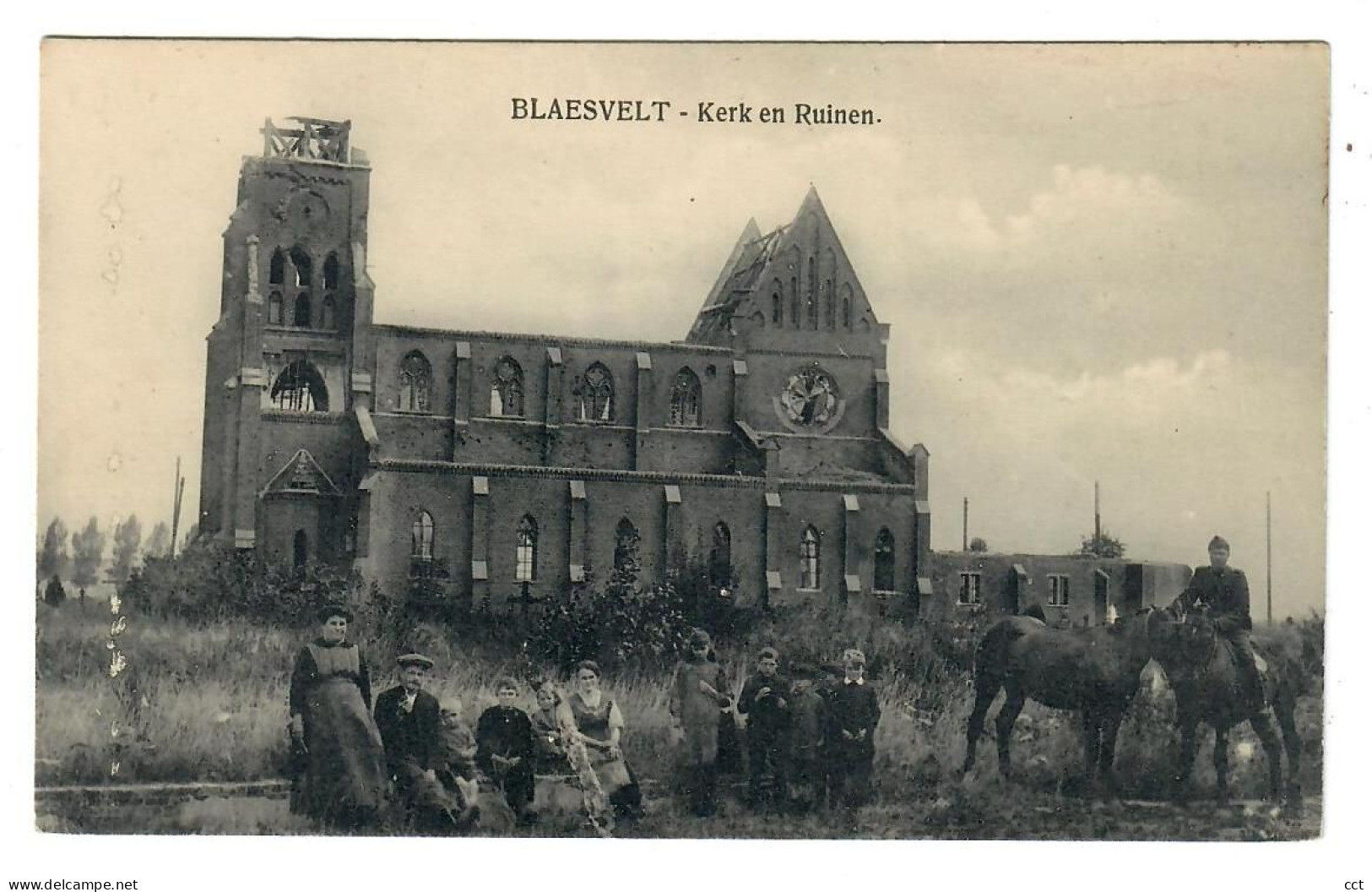Blaesvelt  Blaasveld  Willebroek   Kerk En Ruinen - Willebrök