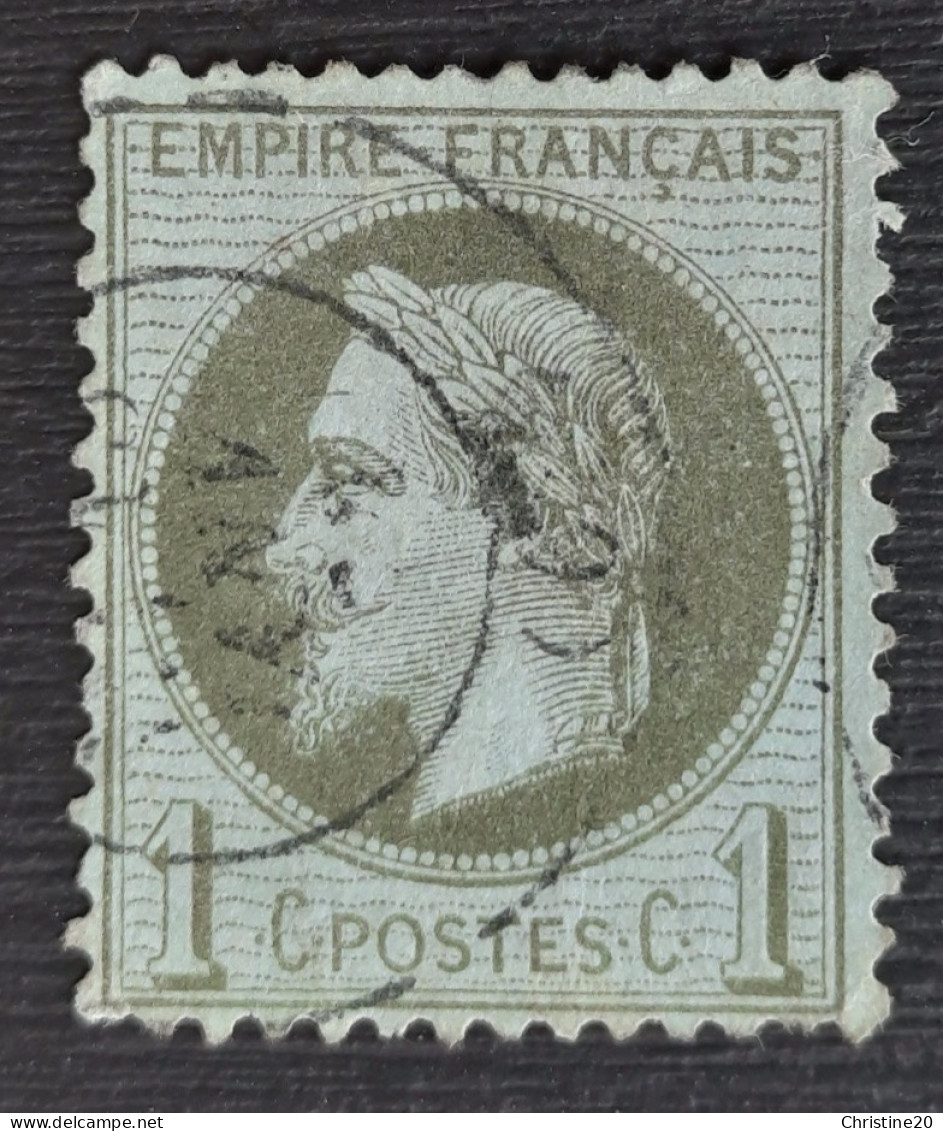 France 1870 N°25 Ob CaD TB Cote 25€ - 1863-1870 Napoléon III Lauré