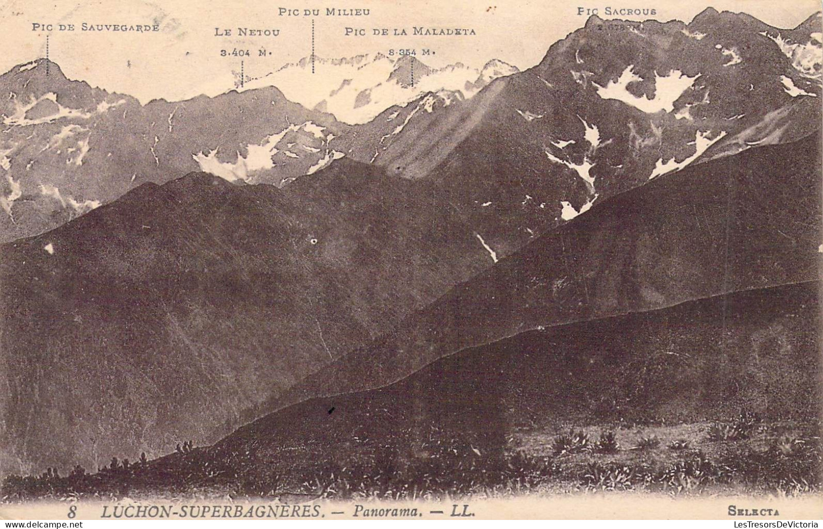 FRANCE - 31 - LUCHON SUPERBAGNERES - Panorama - LL - Carte Postale Ancienne - Luchon