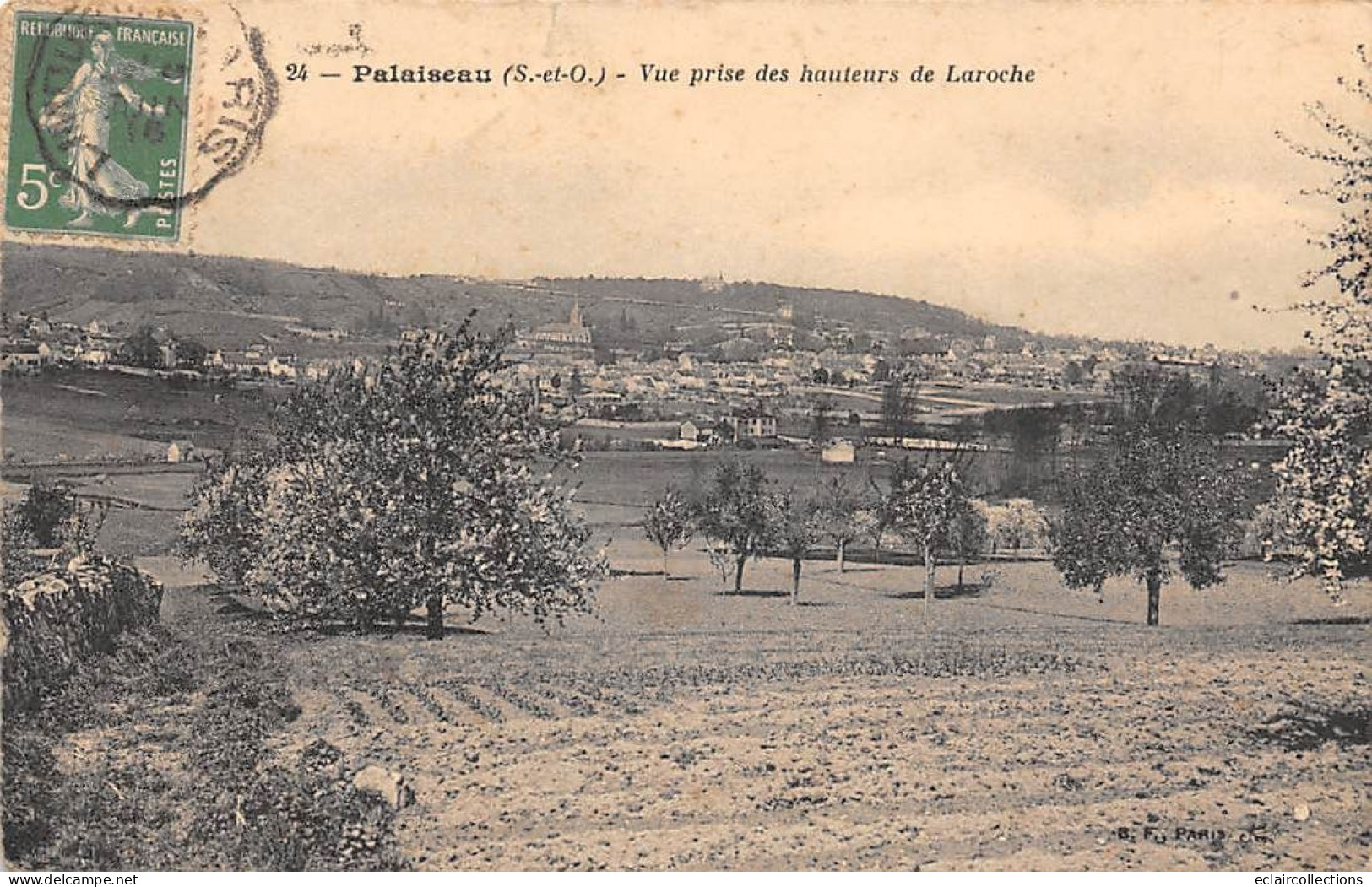 Palaiseau           91        Vue Prise Des Hauteurs De Laroche    N° 24       (voir Scan) - Palaiseau