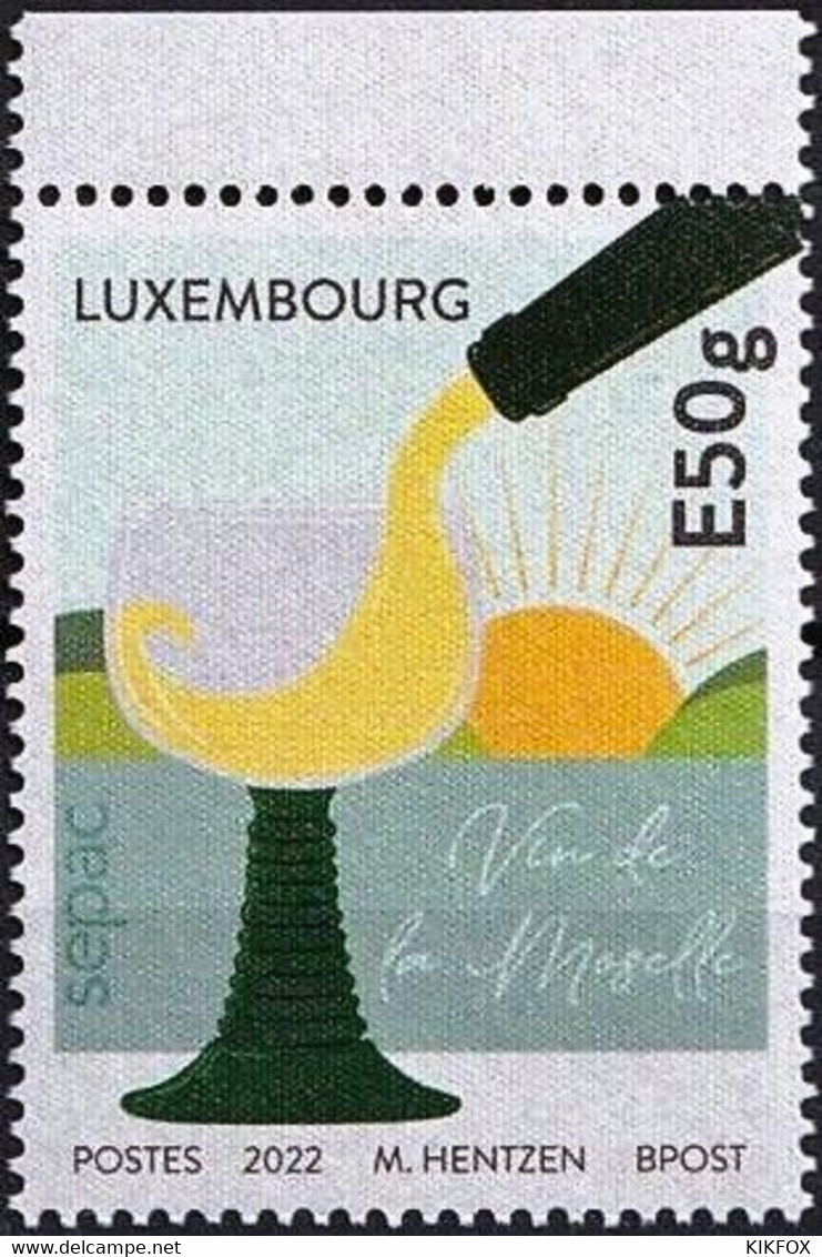 LUXEMBOURG,LUXEMBURG, 2022,  Mi. 2315, SEPAC, Lokale Getränke - Wein POSTFRISCH, NEUF, - Ungebraucht