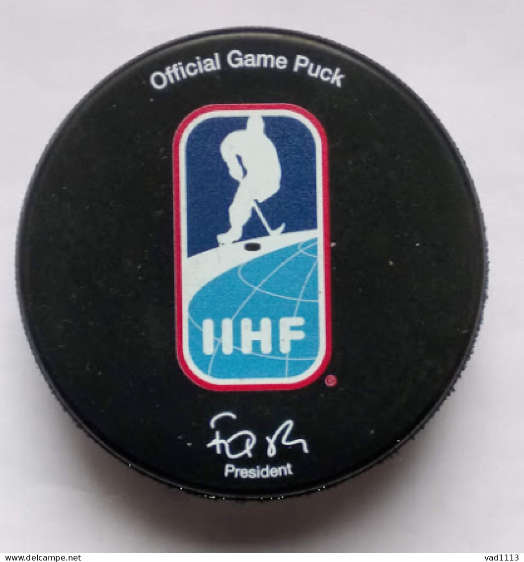 Ice Hockey - Official Game Puck IIHF World Cup 2019 U20 Div II-A Estonia /Tallinn/ - Autres & Non Classés