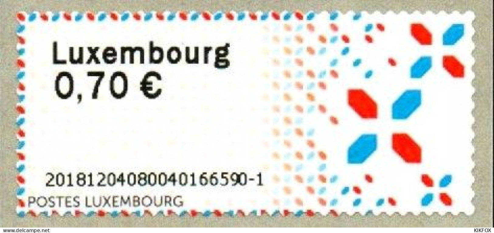 Luxembourg, Luxemburg ,  2018 ATM  Visitez Le Luxembourg , POSTFRISCH, NEUF - Postage Labels