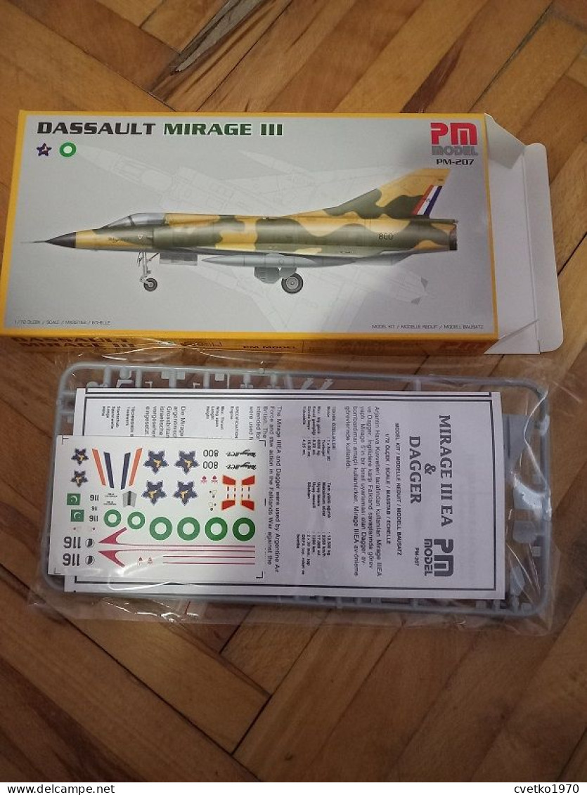 Dassault Mirage III, 1/72, PM Model Turkey (free International Shipping) - Aerei E Elicotteri