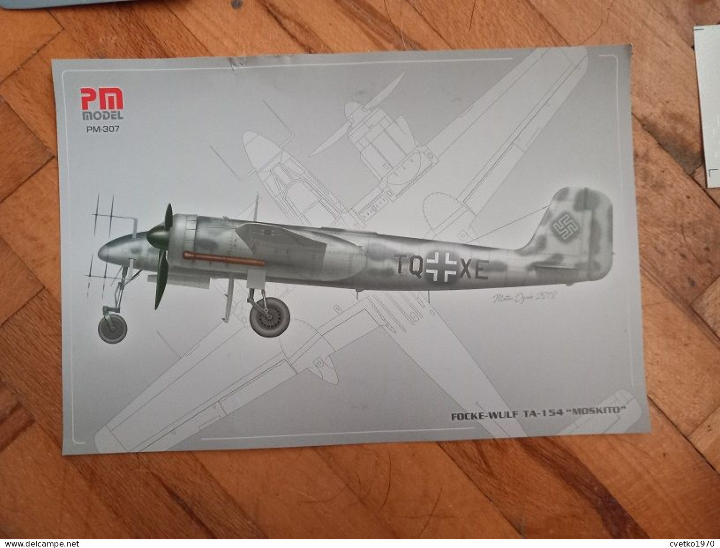 Focke Wulf Ta-154 Moskito, 1/72, PM Model Turkey (free International Shipping) - Airplanes & Helicopters