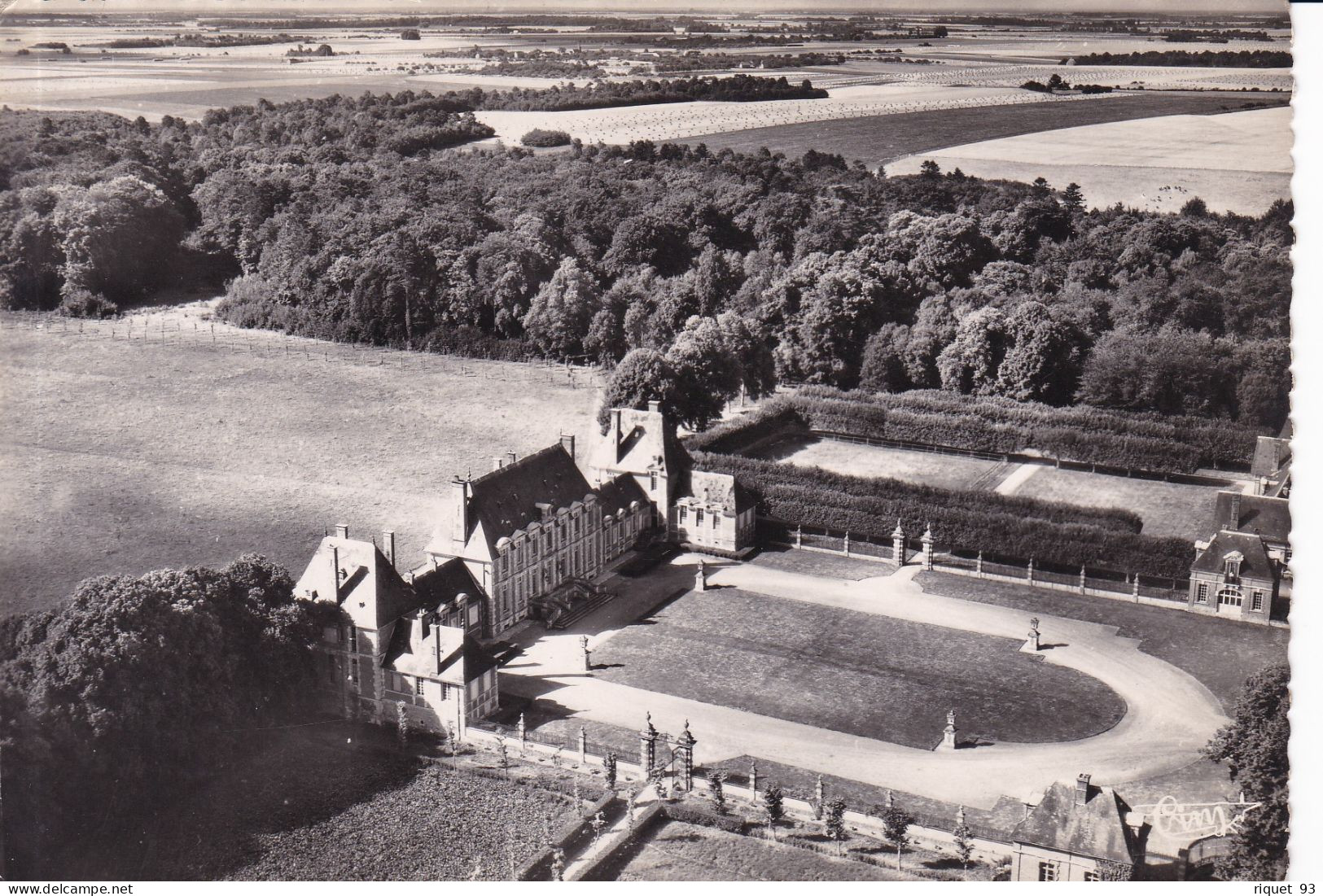 SAINT-AUBIN D'ESCROVILLE - Le Château (vue Aérienne) - Saint-Aubin-d'Ecrosville