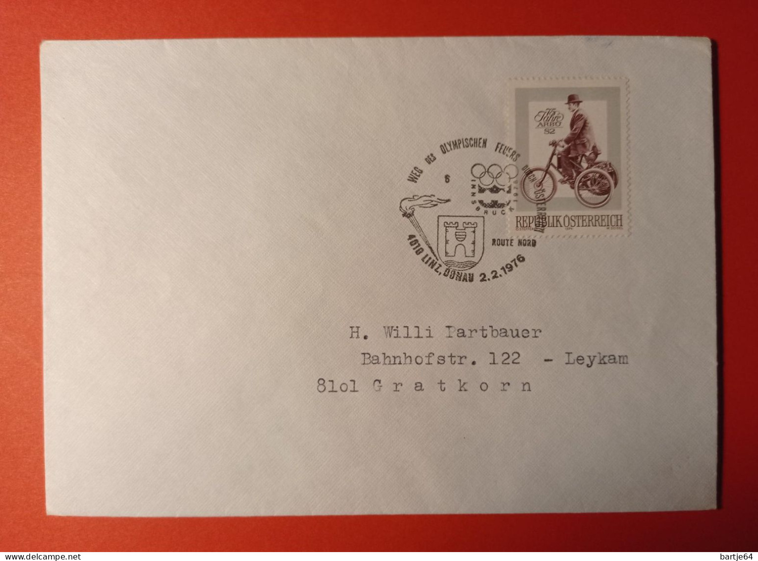 1976 Austria - Letter - Inverno1976: Innsbruck