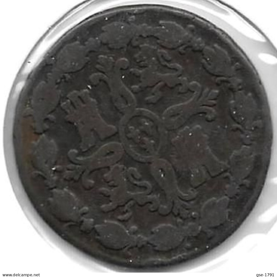 ESPAGNE CHARLES III  8 Maravédis 1785 Ségovia  TB+ - Monedas Provinciales