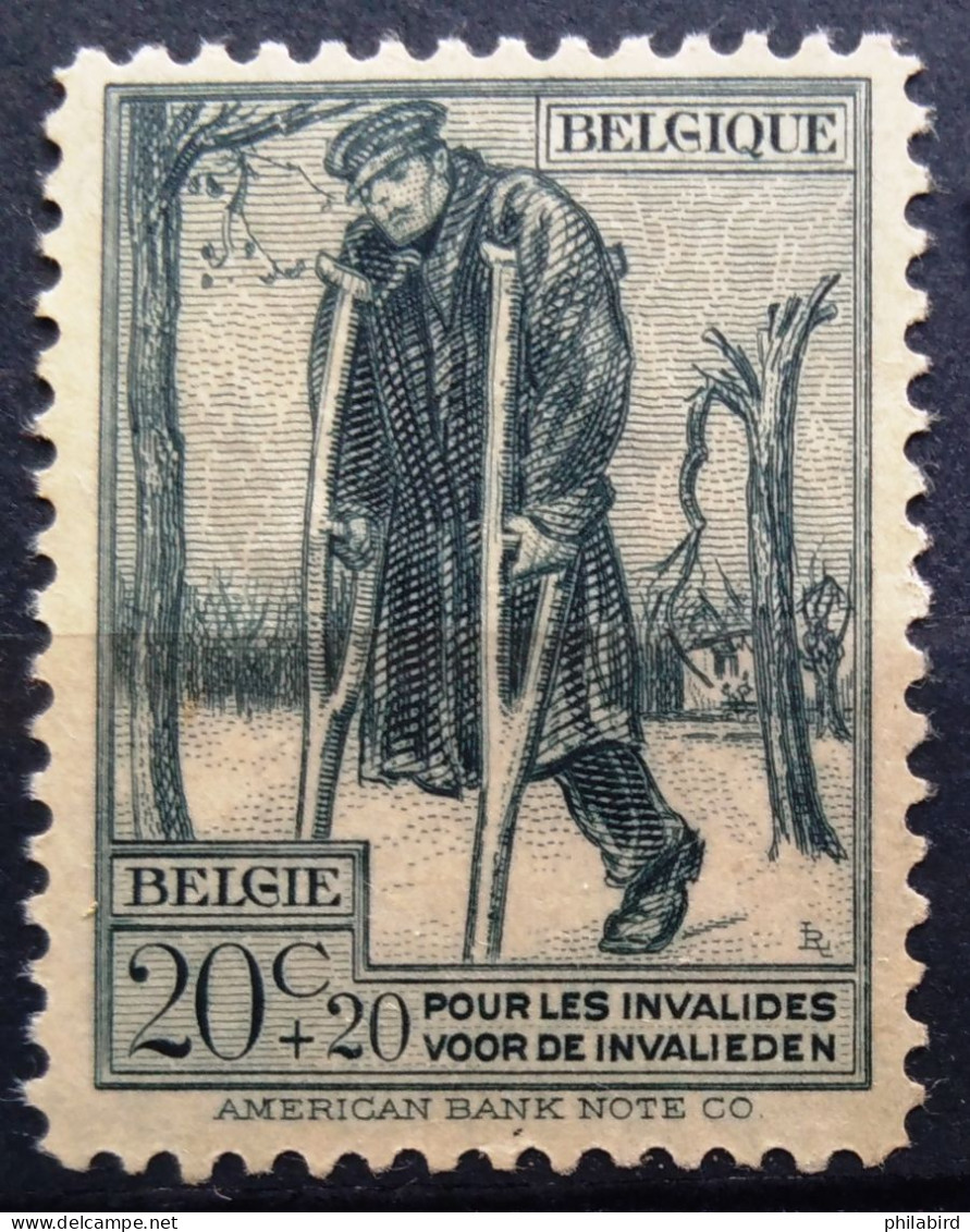 BELGIQUE                    N° 220                  NEUF* - Unused Stamps