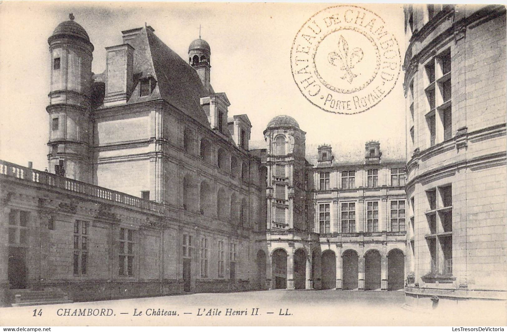 FRANCE - 41 - CHAMBORD - Le Château - L'Aile Henri II - LL - Carte Postale Ancienne - Chambord