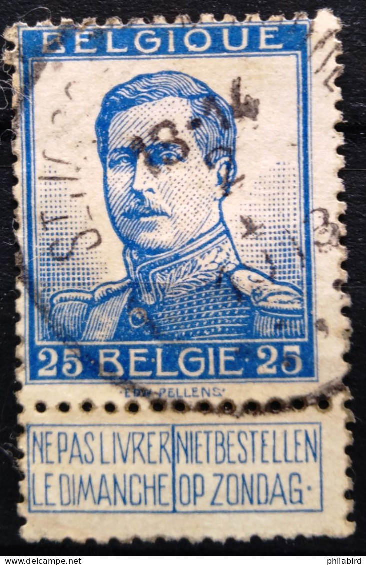 BELGIQUE                    N° 120                       OBLITERE - 1915-1920 Albert I