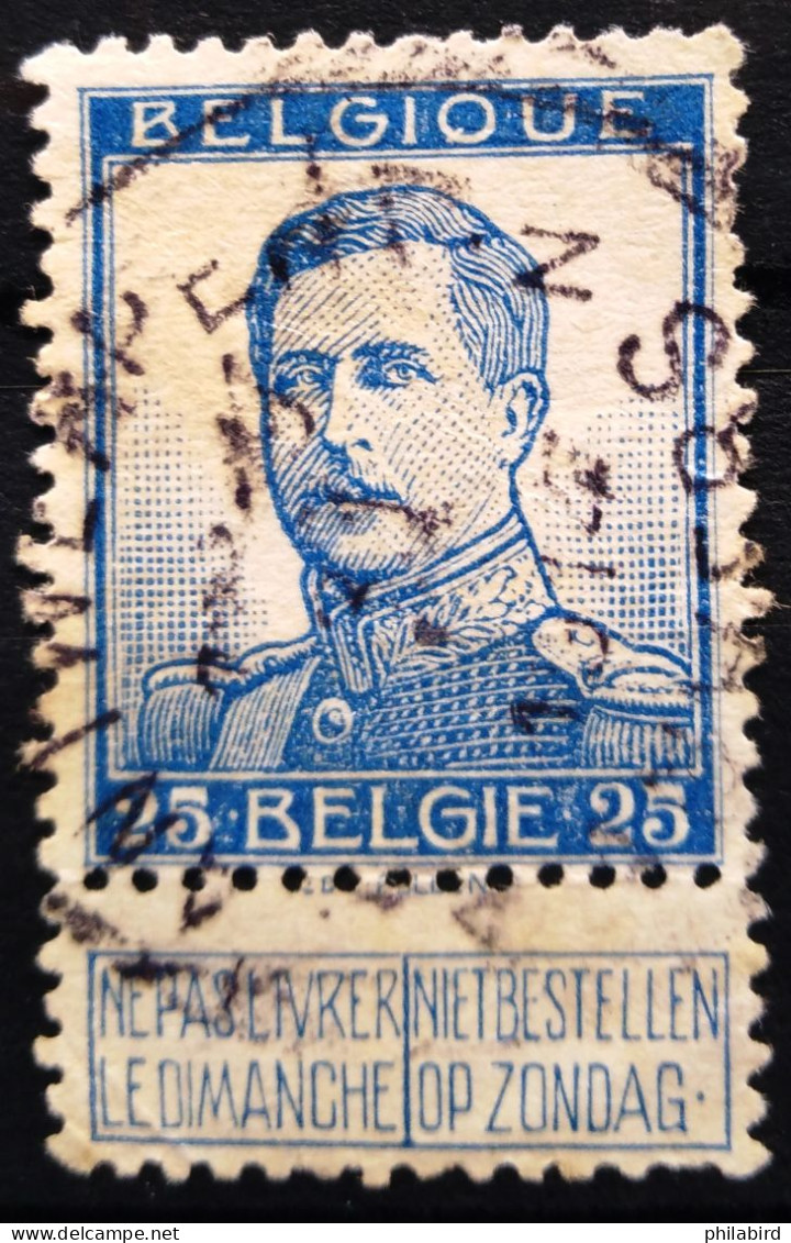 BELGIQUE                    N° 120                       OBLITERE - 1915-1920 Albert I