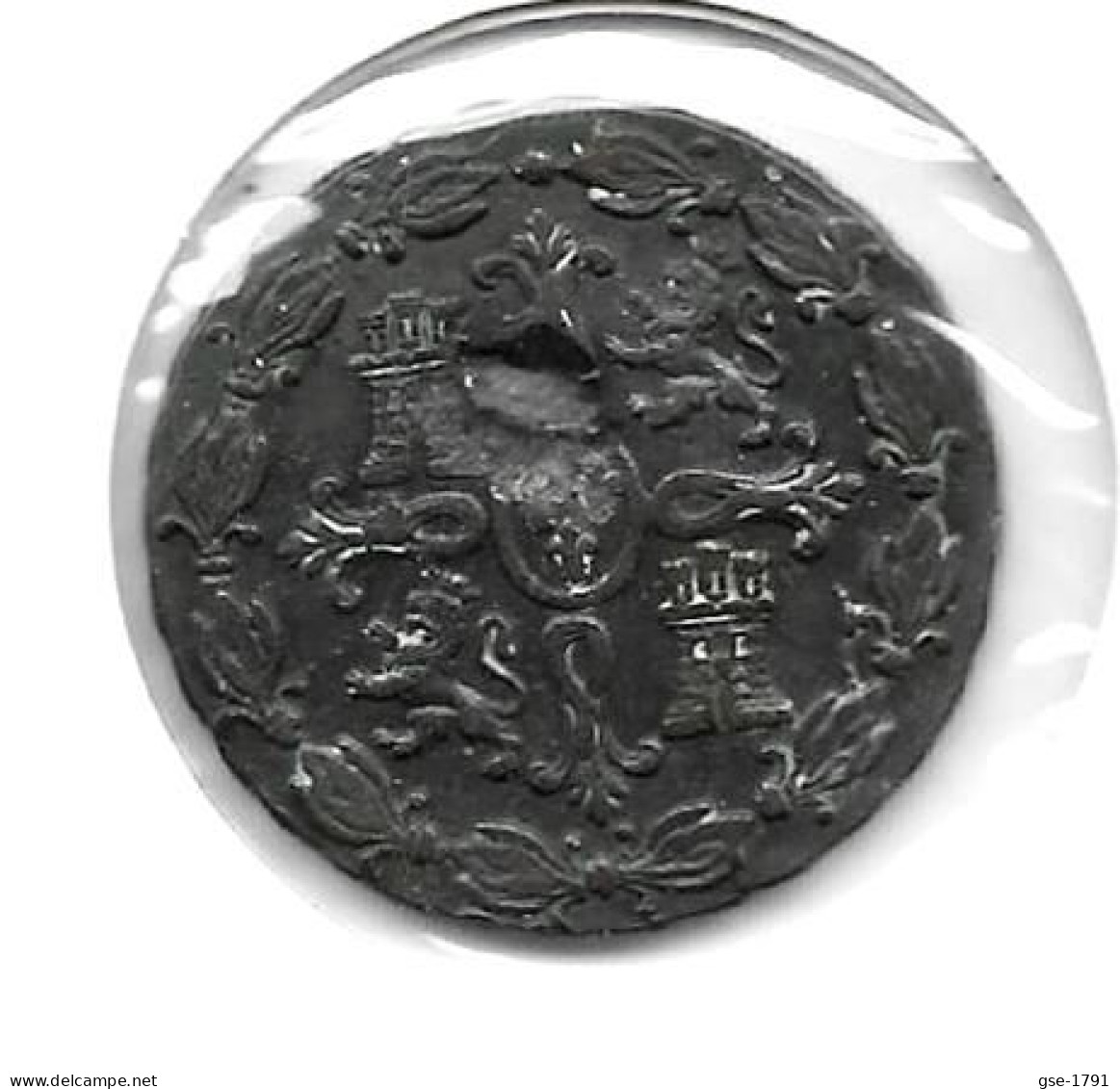 ESPAGNE FERDINAND VII  8 Maravédis 1833  SEGOVIA TTB - Münzen Der Provinzen