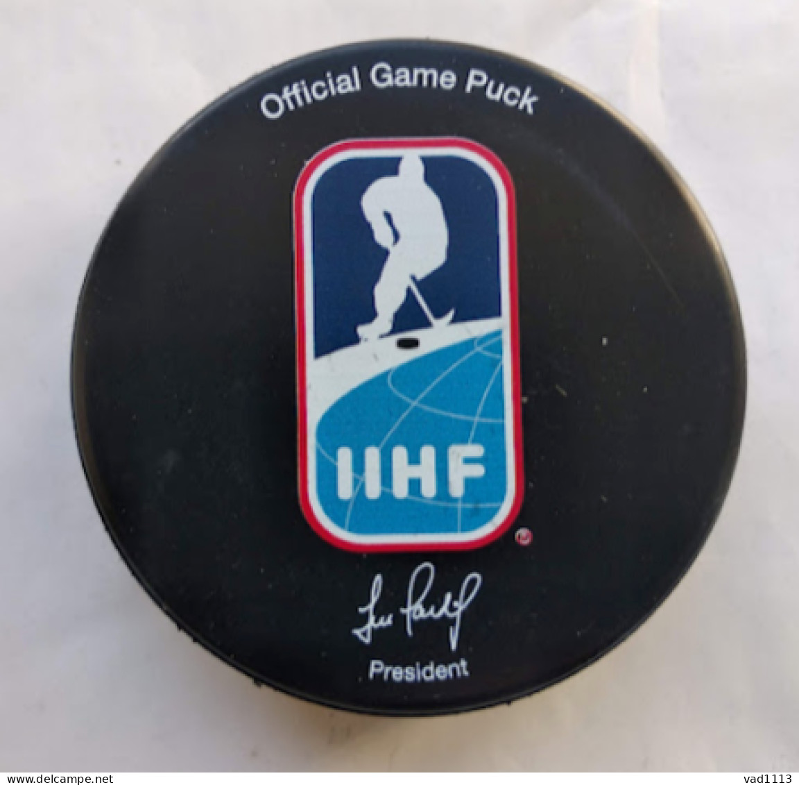 Ice Hockey - Official Game Puck IIHF World Cup 2023 Div. I-B Tallinn, Estonia. - Other & Unclassified