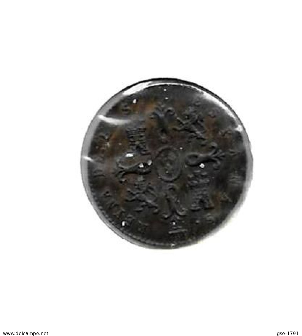 ESPAGNE ISABEL II  2 Maravédis 1843  SEGOVIA TTB - Monedas Provinciales