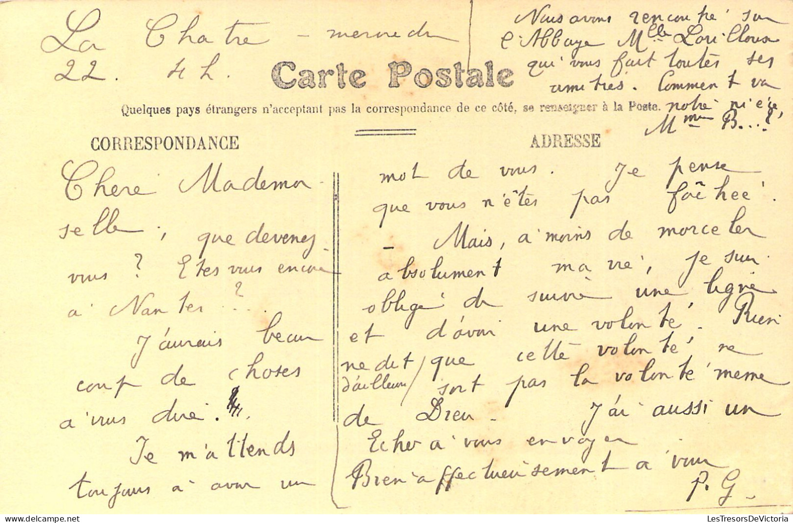 FOLKLORE - LA Chatre - Petite Gardeuse De Moutons - Carte Postale Ancienne - Other & Unclassified