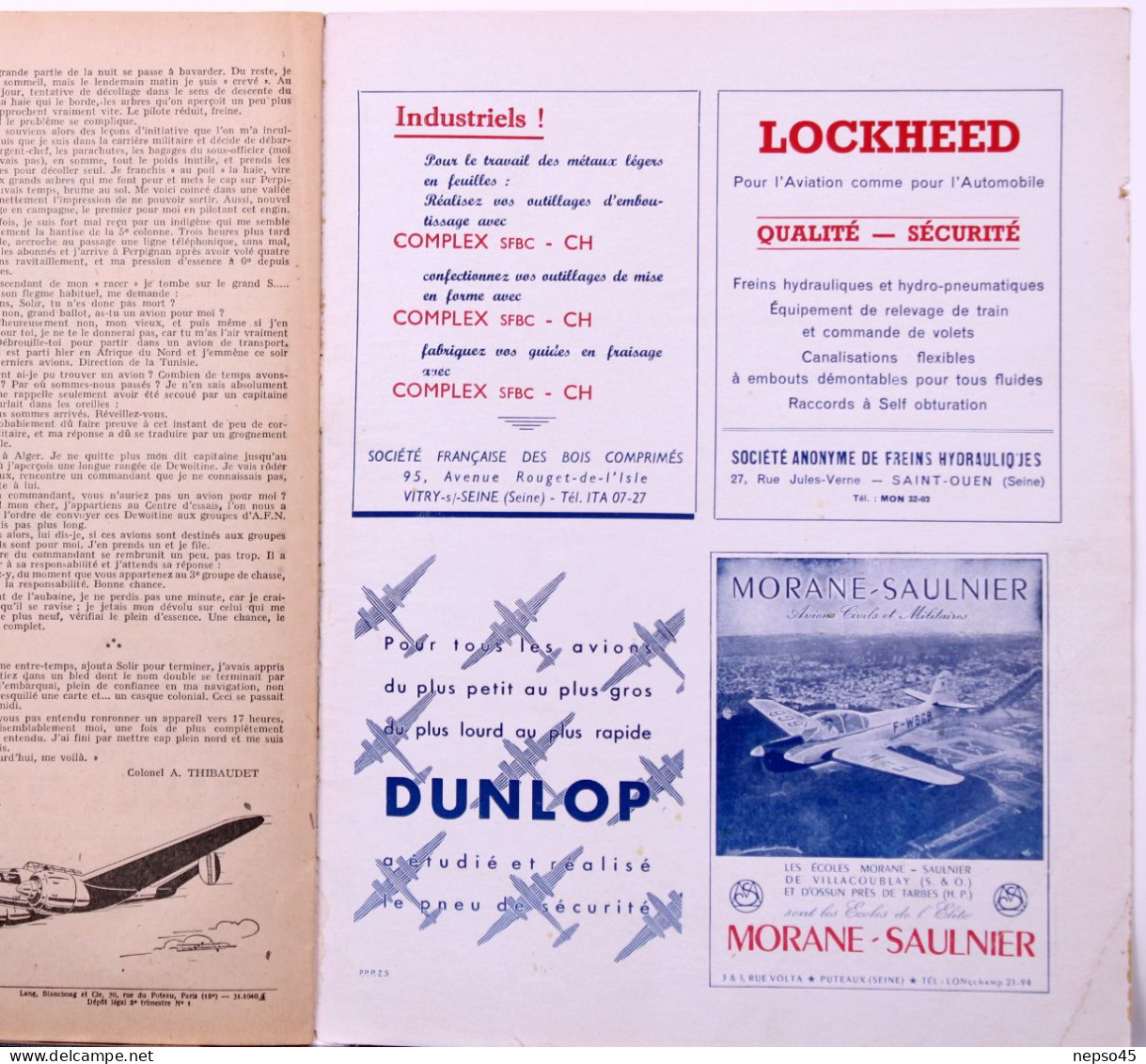 Avion.Revue " L'Air " 1947.Ailes Volantes.Handley Page Aile Le Manx.Aile Volante à Réaction " De Havilland " - Aviation