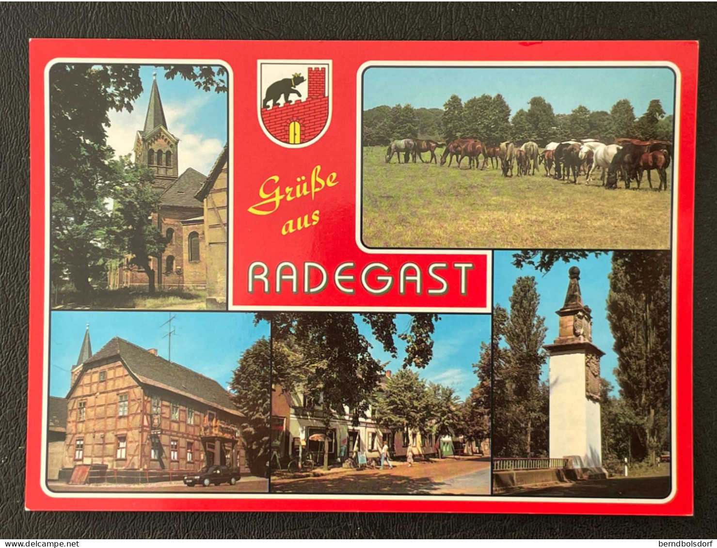 Ansichtskarte, Deutschland, Grüße Aus Radegast, Bei Köthen, Ungelaufen - Köthen (Anhalt)