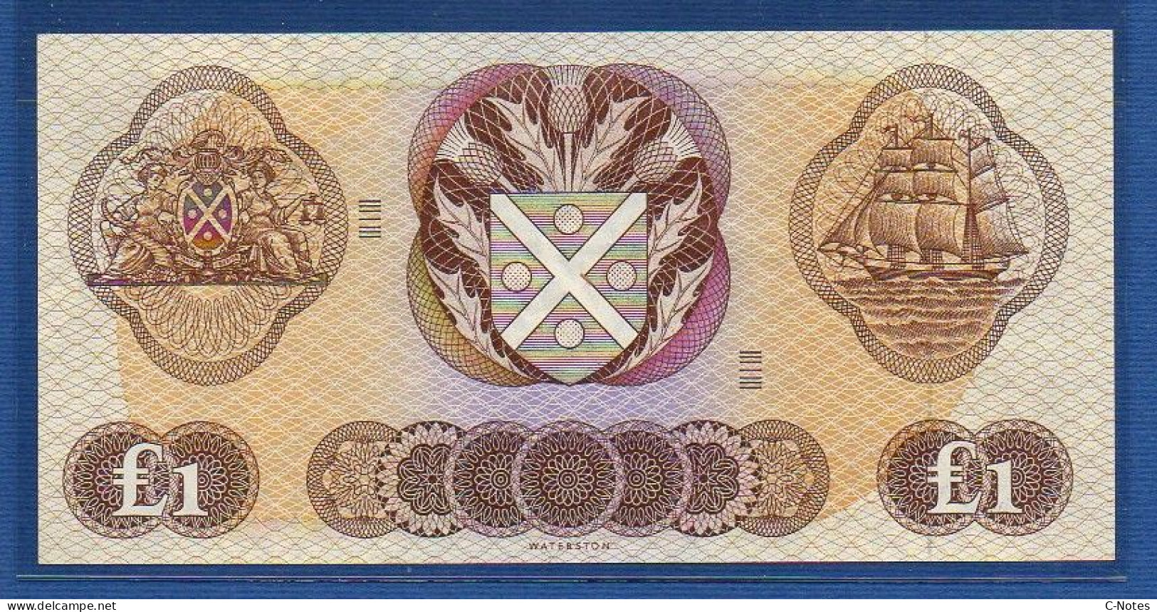 SCOTLAND - P.109a – 1 POUND 17.07.1968 XF/aUNC, S/n A/1 0482595 - 1 Pound