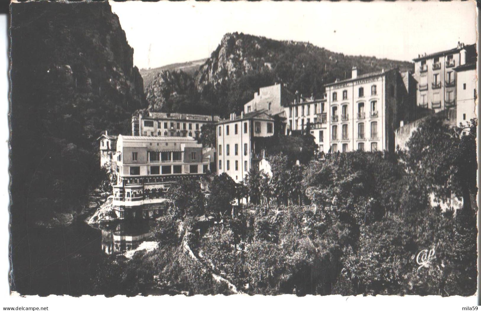 Amélie Les Bains. Les Thermes Pujade (Castan Arch) Et Les Hôtels. De "Emile" Marie Yverneau à Son Frère Paul. 1964. - Amélie-les-Bains-Palalda