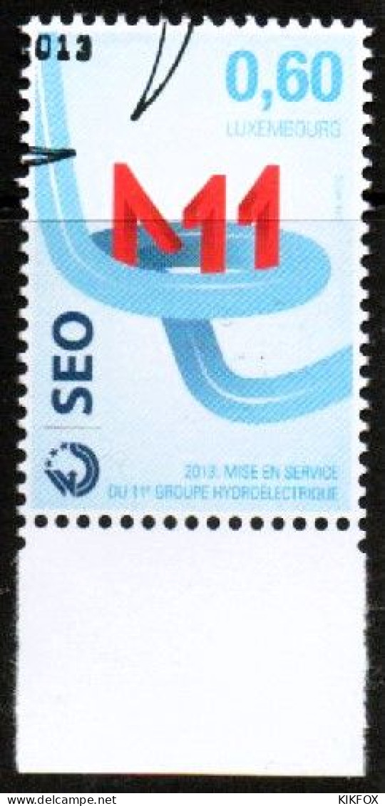 LUXEMBOURG, LUXEMBURG 2013, MI 1985, INAUGURATION TURBINE VIANDEN, ESST GESTEMPELT, OBLITERE - Used Stamps