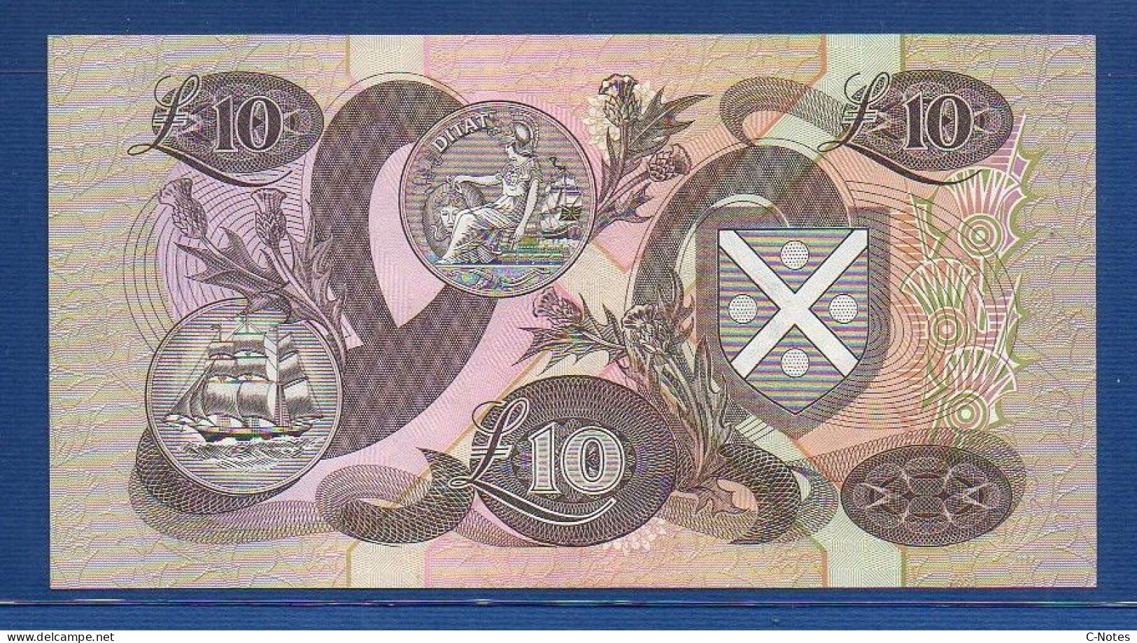 SCOTLAND - P.117a – 10 POUNDS 07.05.1992 XF/aUNC, S/n EZ505237 - 10 Ponden