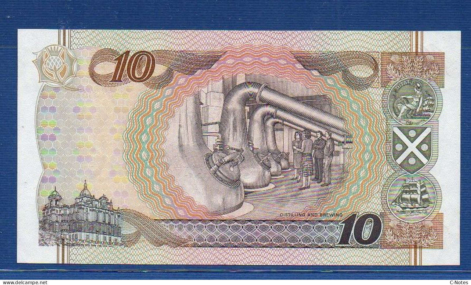 SCOTLAND - P.120a – 10 POUNDS 01.02.1995 AUNC, S/n AB657360 - 10 Pounds