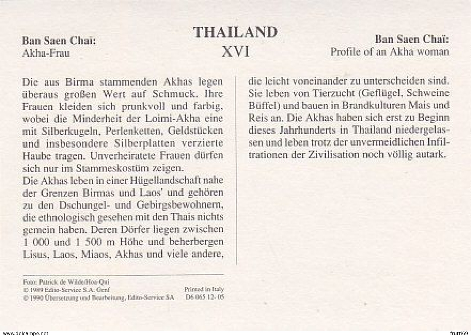 AK148219 THAILAND - Ban Saen Chai - Aska-Frau - Thaïlande