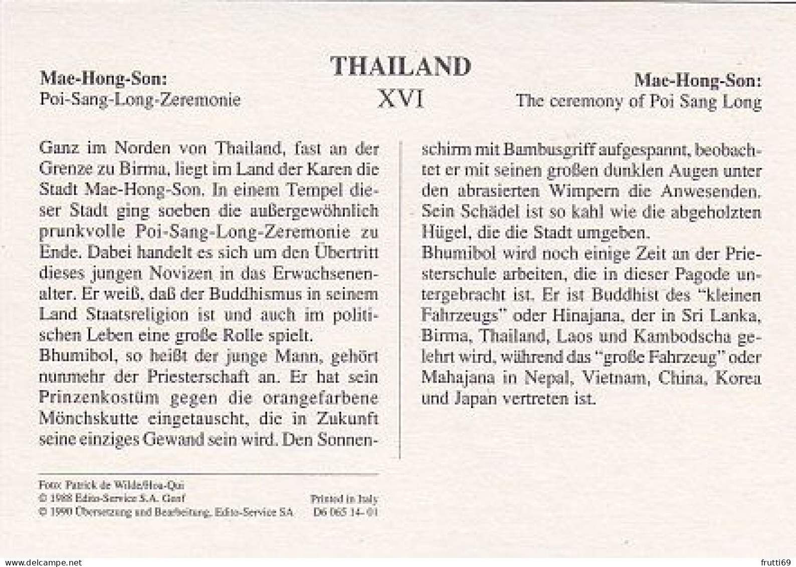 AK148220 THAILAND - Mae-Hong-Son - Poi-Sang-Long-Zeremonie - Thaïlande