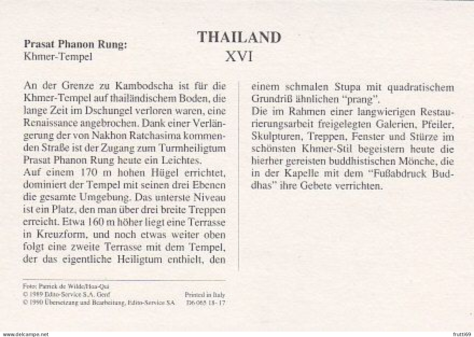 AK148221 THAILAND - Prasat Phanon Rung - Khmer-Tempel - Thaïlande