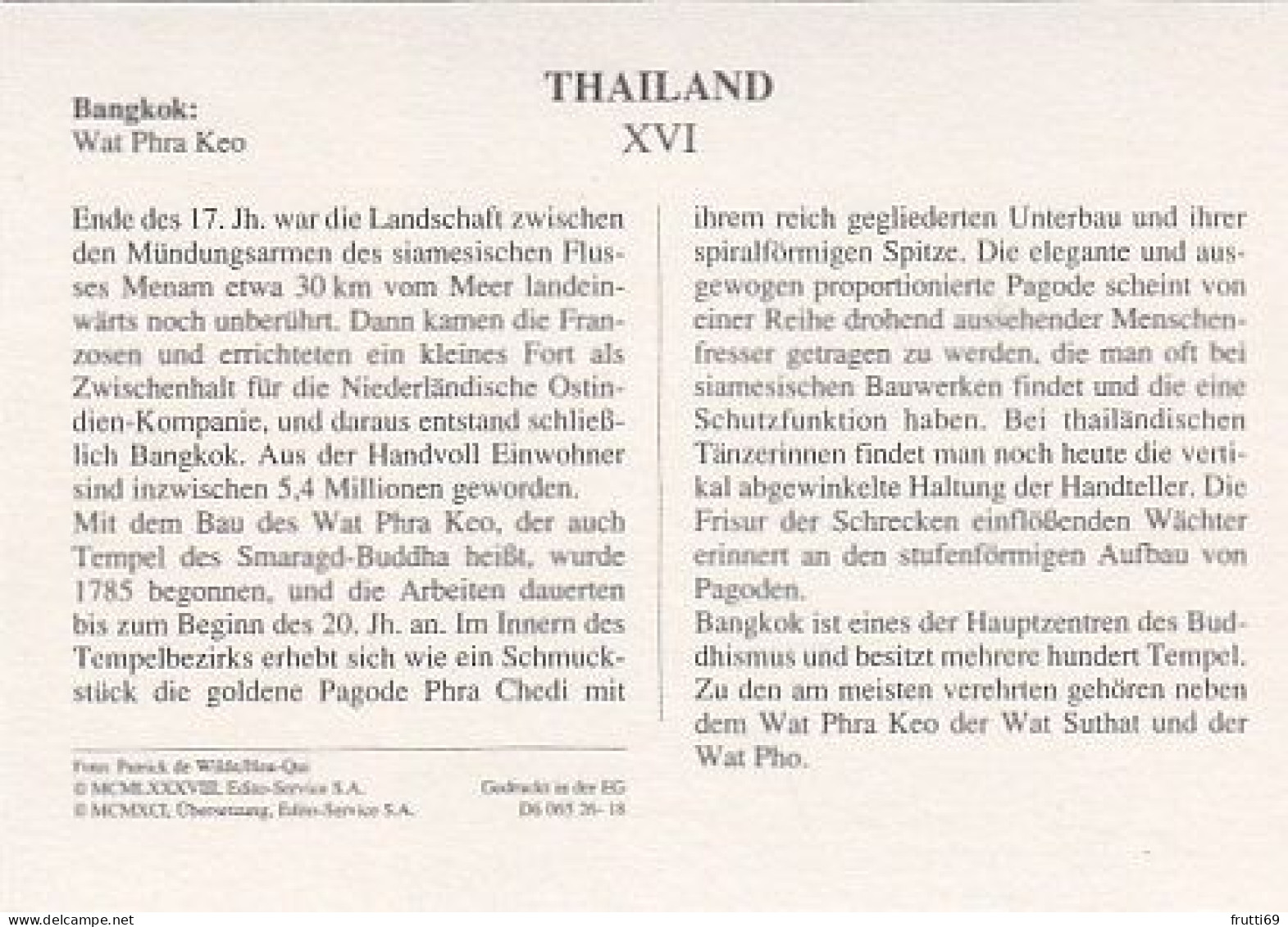 AK148233 THAILAND - Bangkok - Wat Phra Keo - Thaïlande