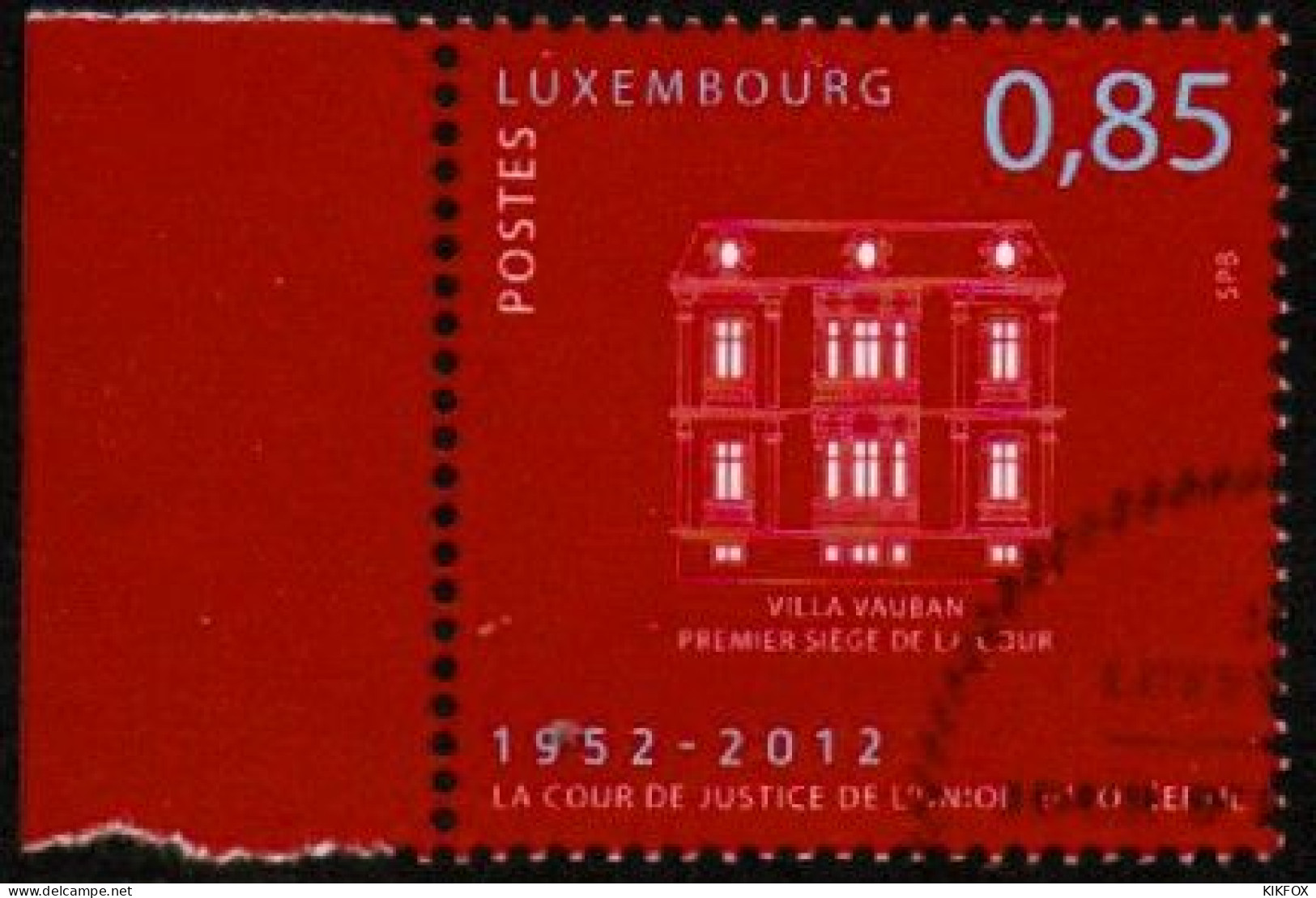 LUXEMBOURG, LUXEMBURG 2012, MI 1955, 60 JAHRE EUROPÄISCHER GERICHTSHOF, ESST GESTEMPELT, OBLITERE - Usati