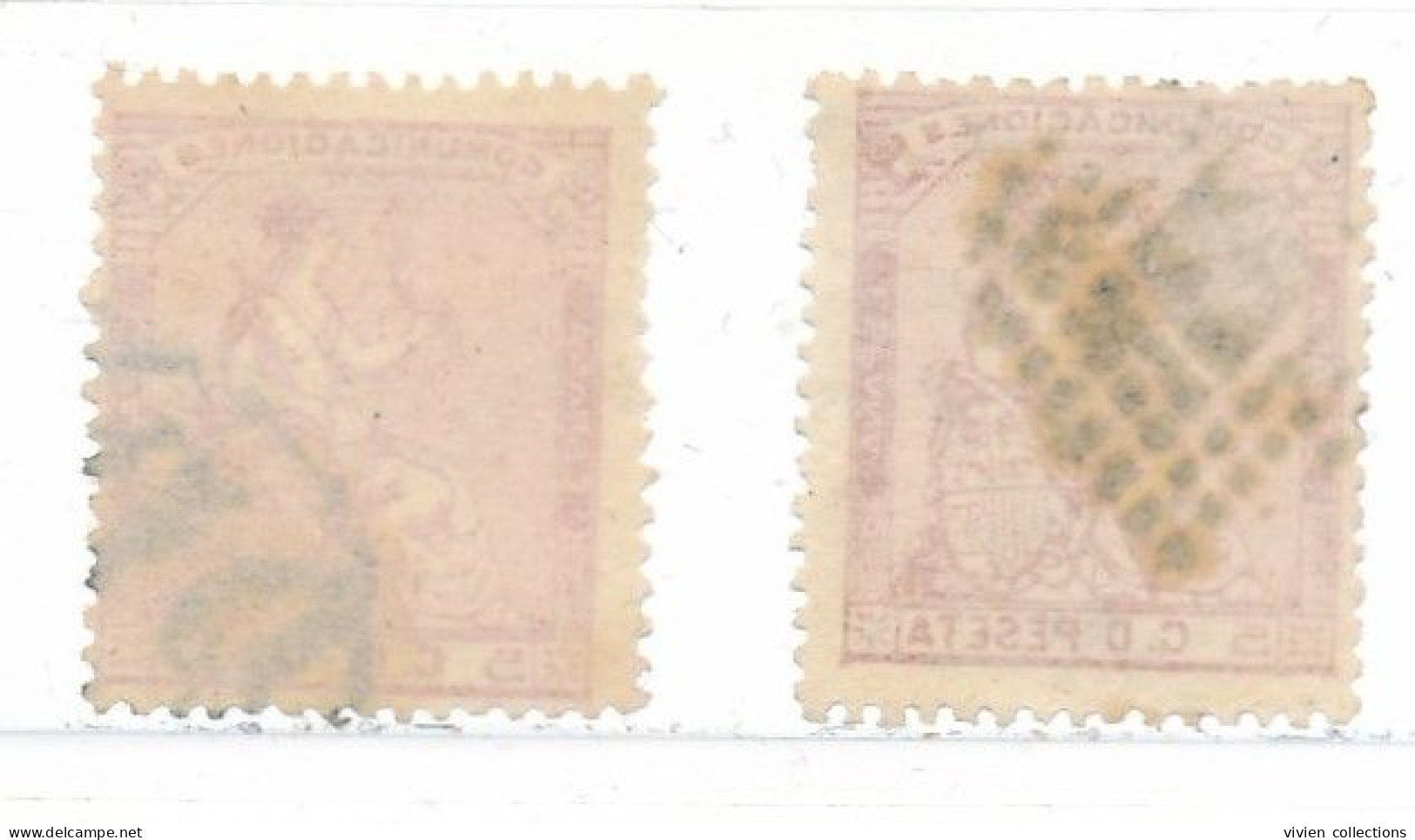 Espagne N° 131 X 2 Oblitérés - Used Stamps