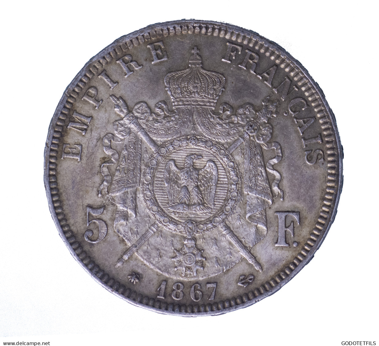 France-Second Empire-5 Francs Napoléon III 1867 Paris - 5 Francs (or)